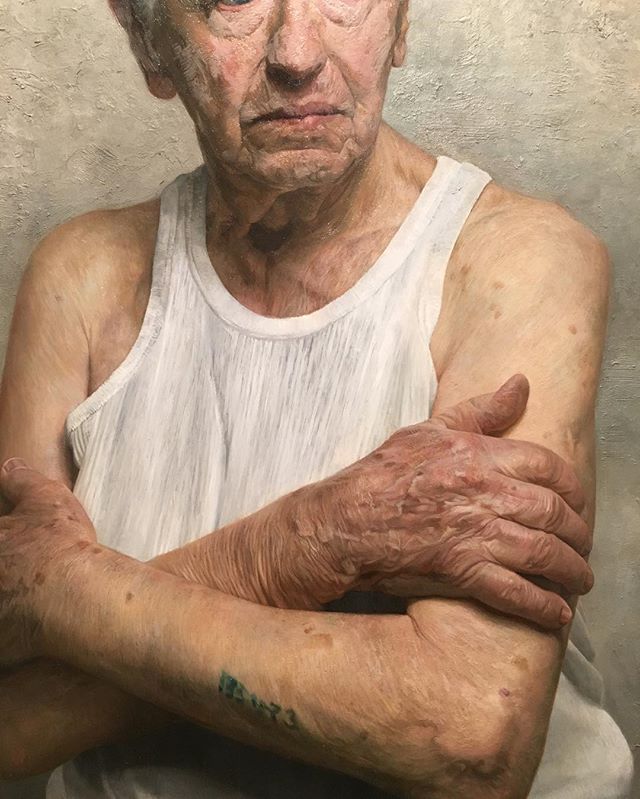 This is a stunning portrait done by David Kassan of a holocaust survivor. His project chronicles the stories of the last remaining holocaust survivors, giving them dignity and humanity. We love the power of art that captures such stunning emotion.