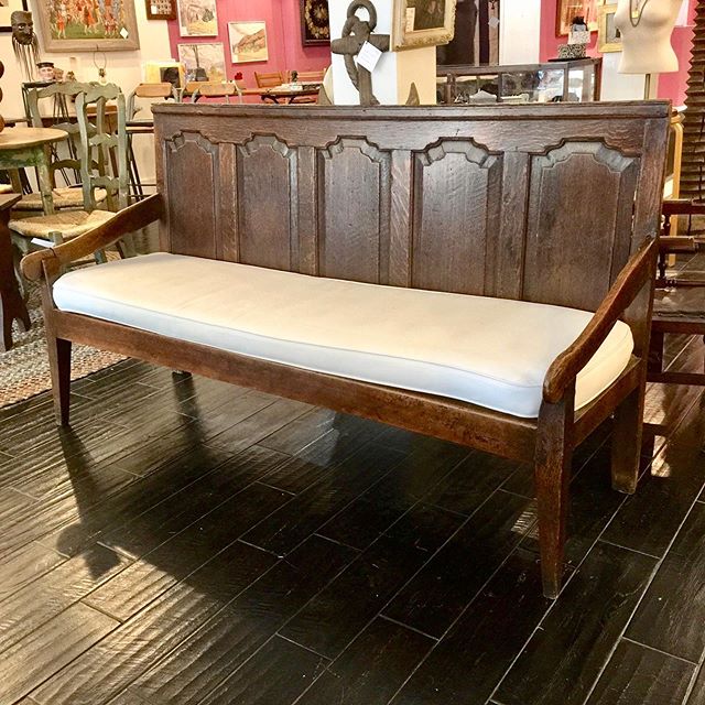 Georgian settle.  The shop is loaded with comfortable, stylish furnishings and art and objects loaded with patina and character!