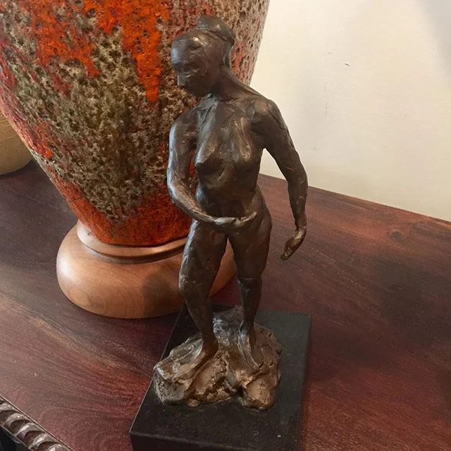 Just in.  Charming bronze of a dancer.