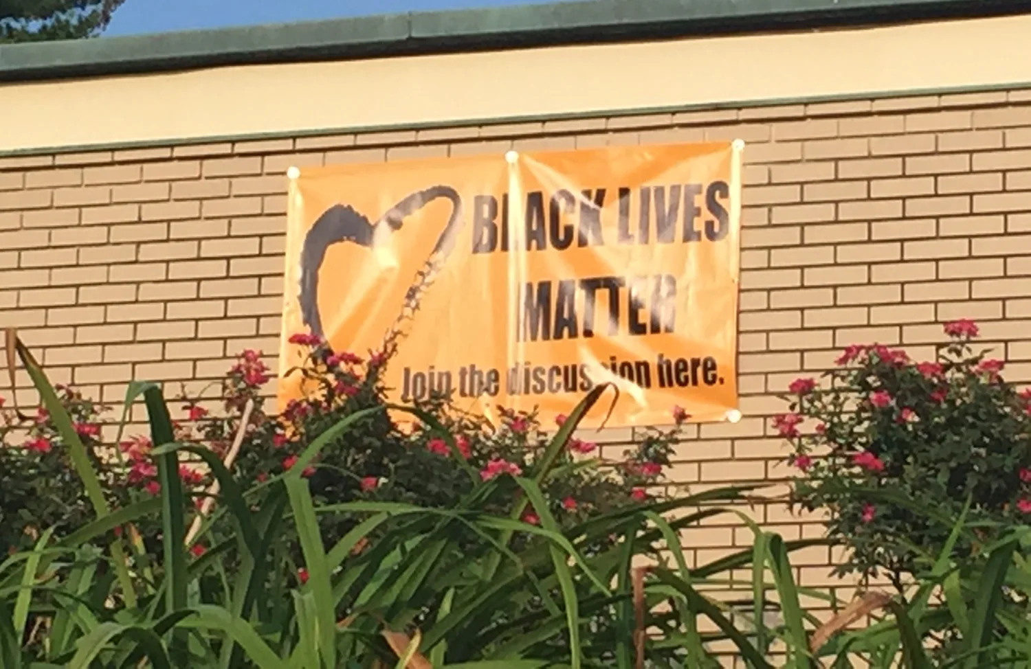 The Power Of The Black Lives Matter Banner Side With Love