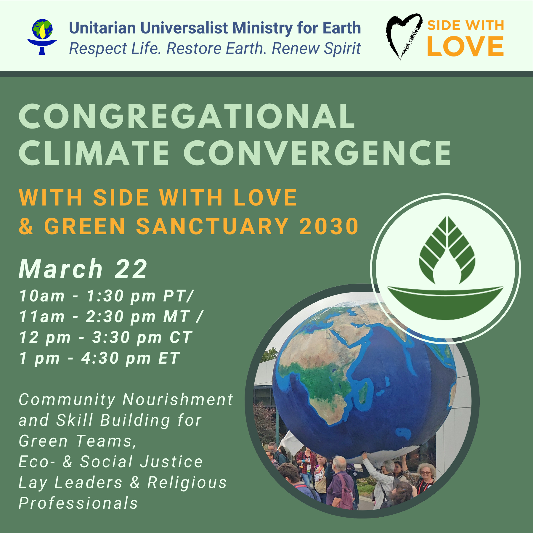 Resources & Recordings from the 2022 Congregational Climate Convergence