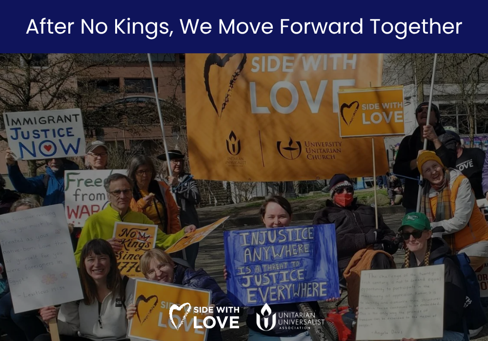 After No Kings, We Move Forward Together: April 2026 Update from Side With Love