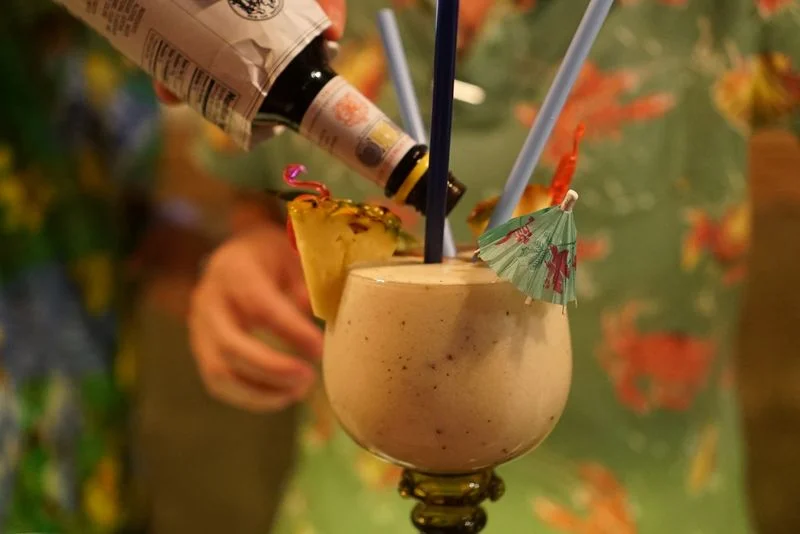 The Gitchee Gumee: Boreal Spruce Gin, coconut ilkjam, juniper, pineapple, and lime.