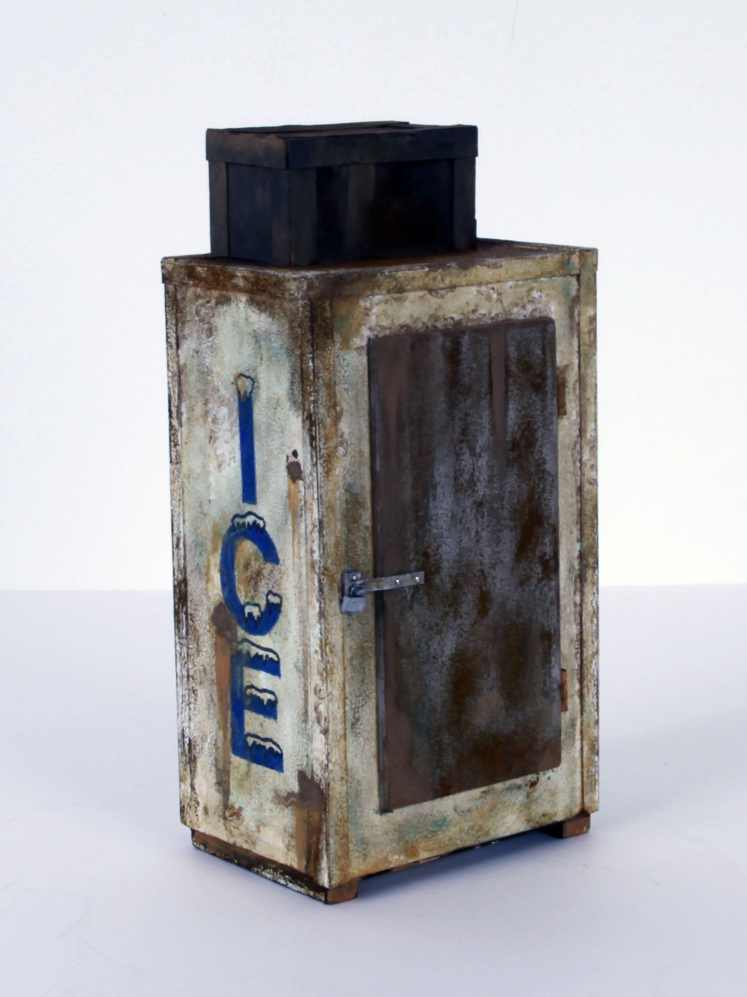 Ice Box (rusted blue) - SOLD