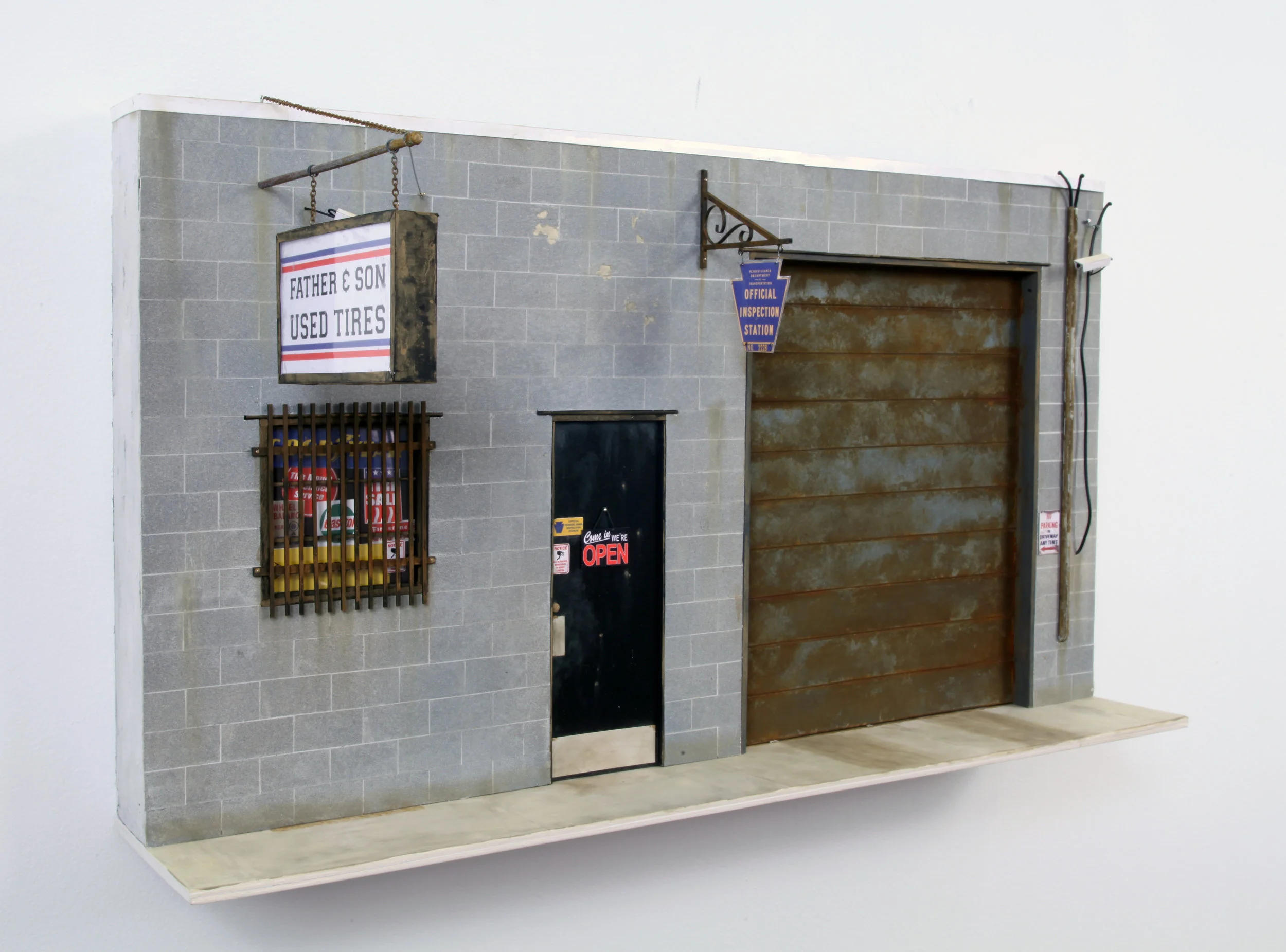 Father and Son's Used Tires - 12"x 22"