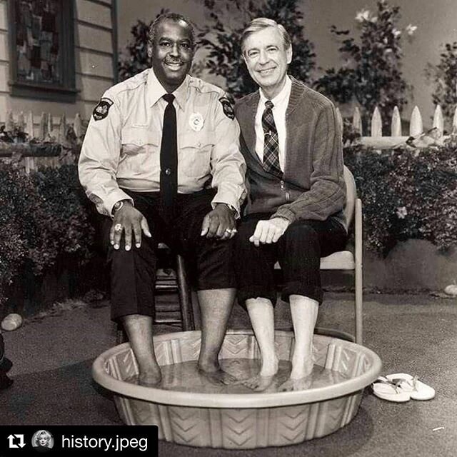 In 1969, when black Americans were still prevented from swimming alongside whites, Mr. Rogers decided to invite Officer Clemmons to join him and cool his feet in a pool, breaking a well-known color barrier.