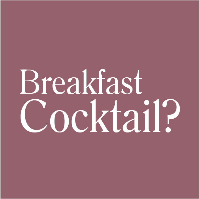 Delicious Bloody Marys and Mimosas FOR PURCHASE served every morning in the lobby