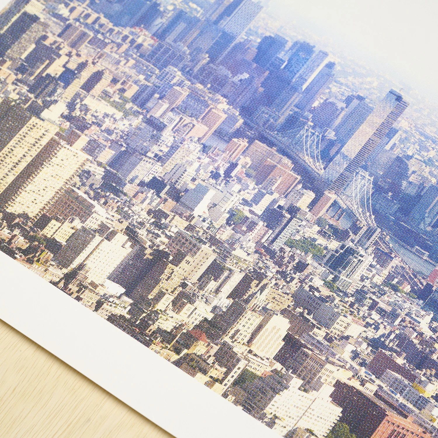 New York City Aerial — Dogfish Media Screen Print Art