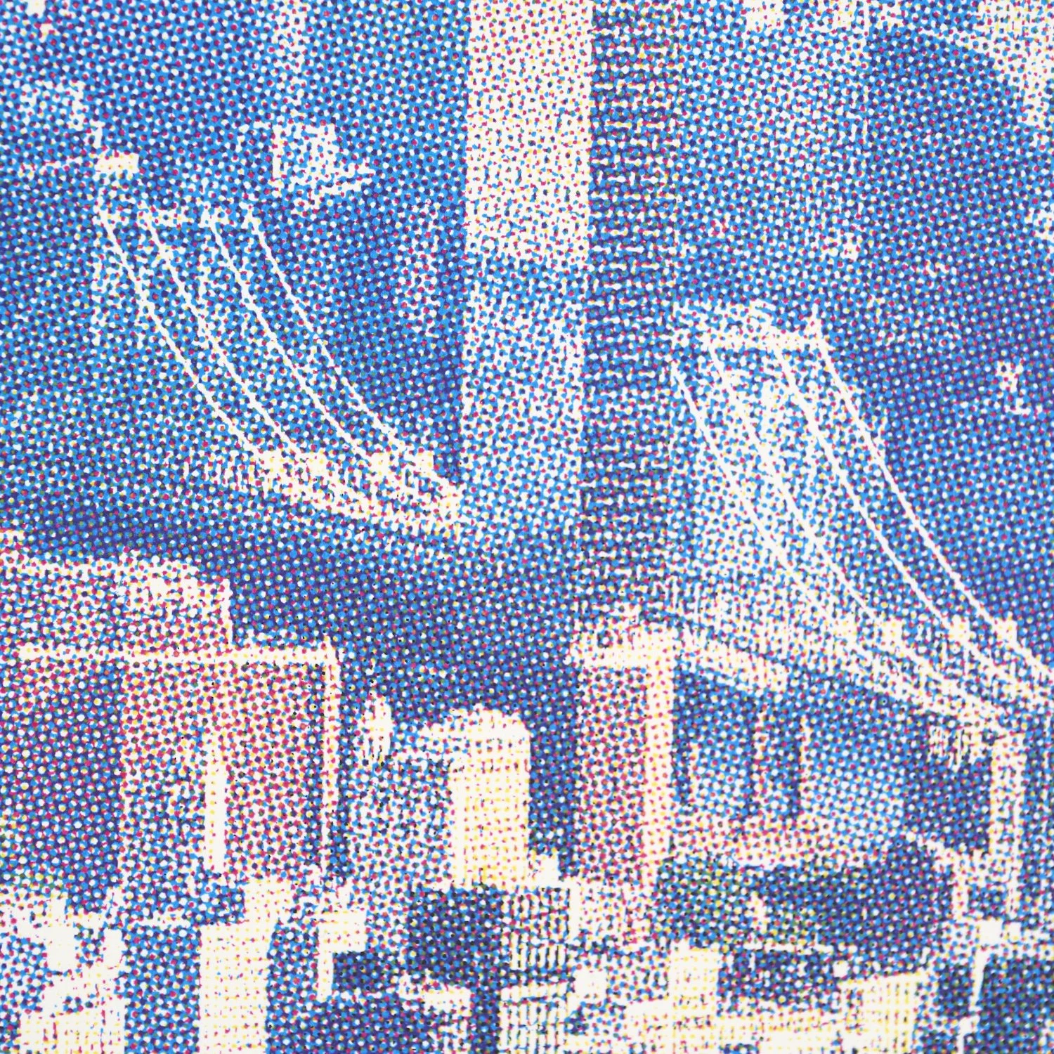 New York City Aerial — Dogfish Media Screen Print Art