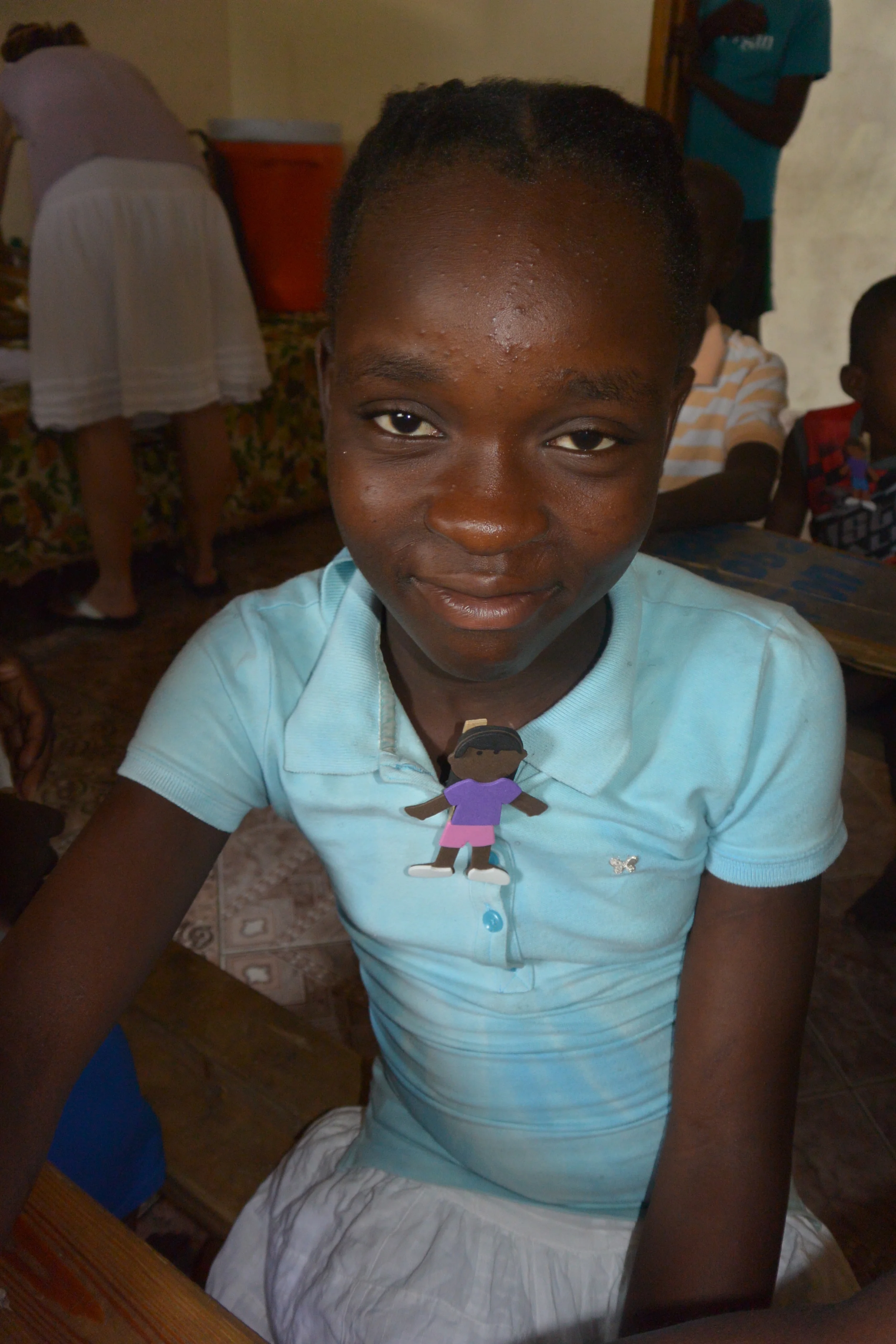 This is Antonide. She'll be 13 in October. She's interested in learning and helping, and she mothers the younger boys and girls.