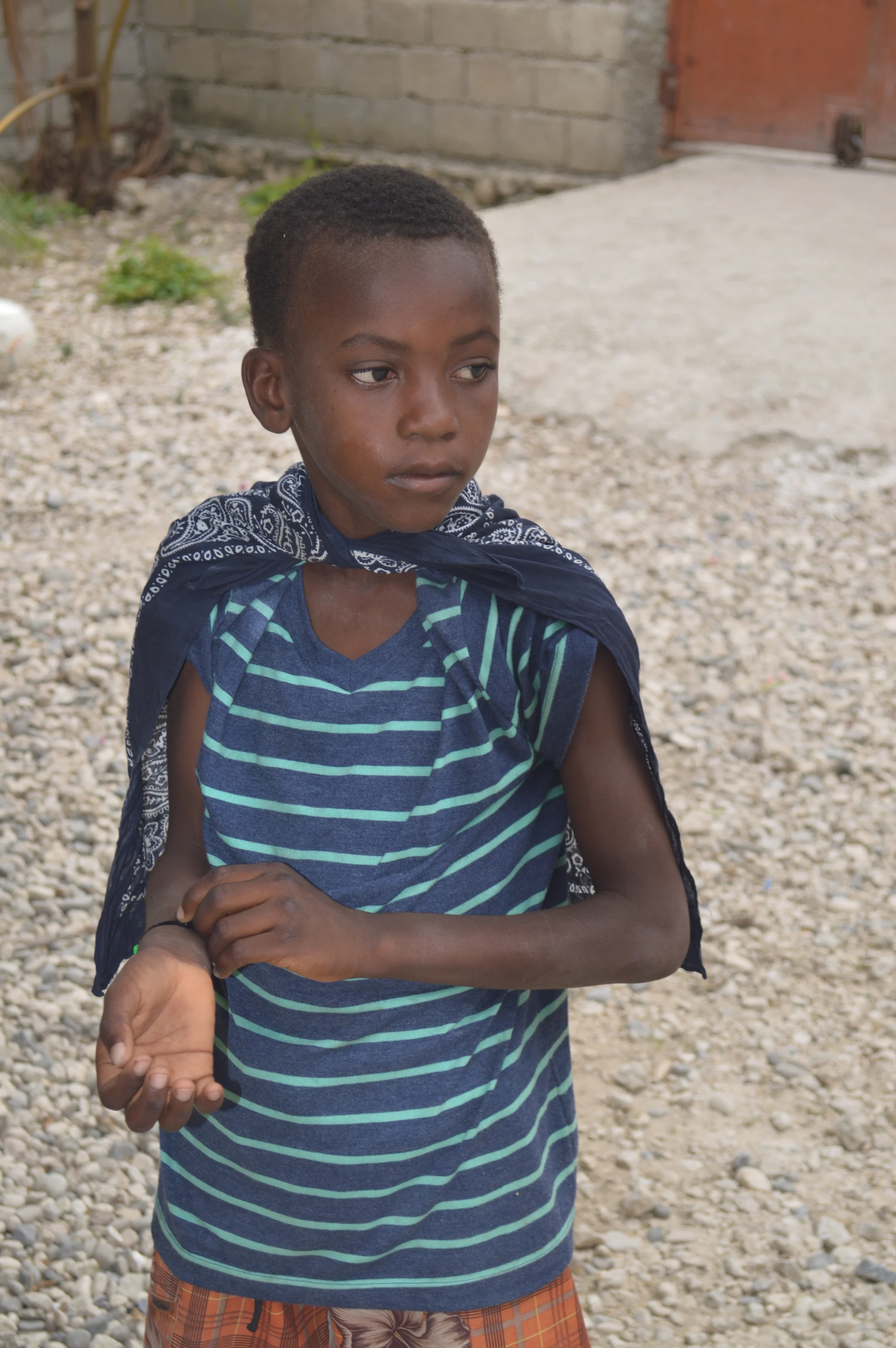 This is Antoine. He will be 9 years old on September 11.