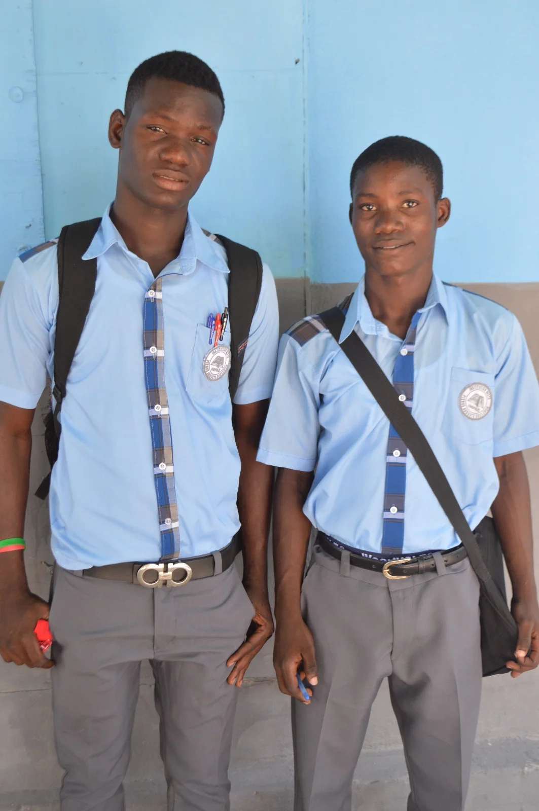 These two handsome young men started school at IMPAD this morning, too. We are thankful for the way God provides for everyone associated with Haiti Awake.