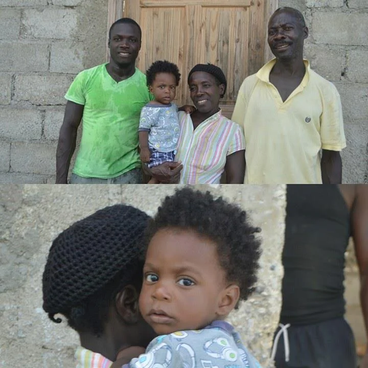 Jack Charlie (far right) and a few members of his family.