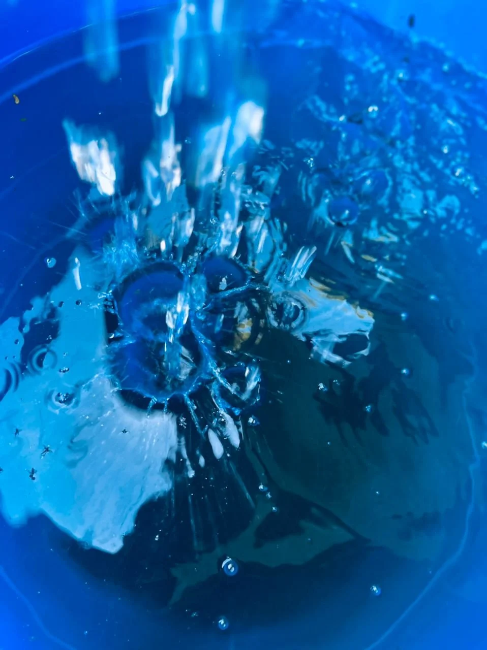 Kouri pou lapli, tonbe nan larivyè