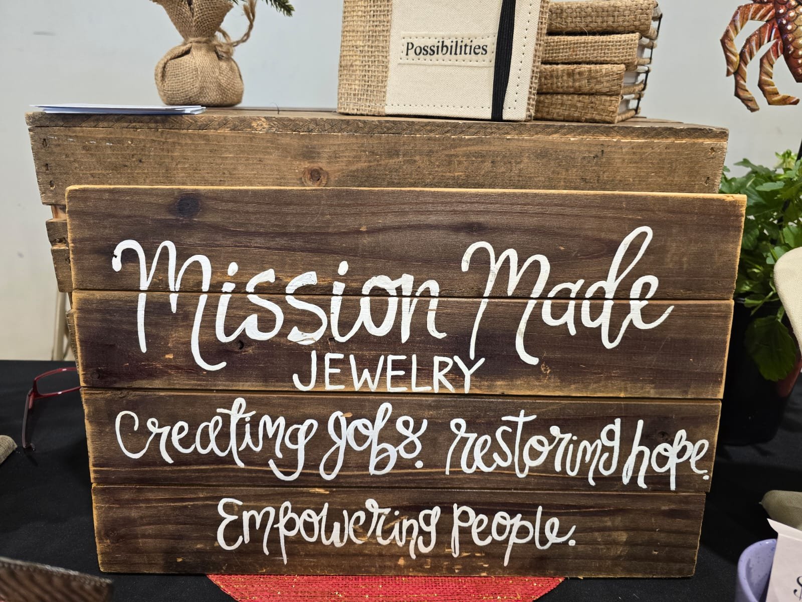 May I please tell you about that piece of art?