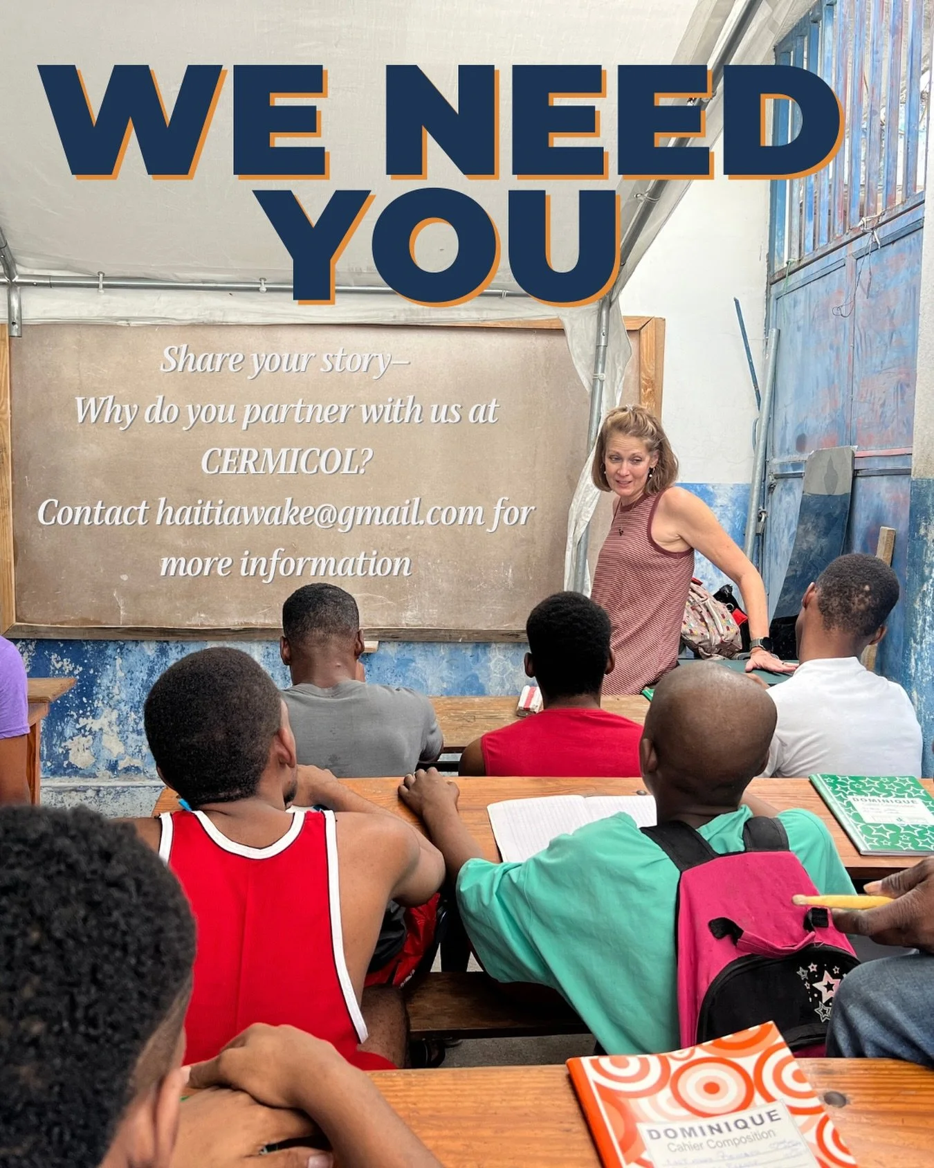 We need you!

#haiti #haitiawake #gospel #hope #relationships #glwapoubondye