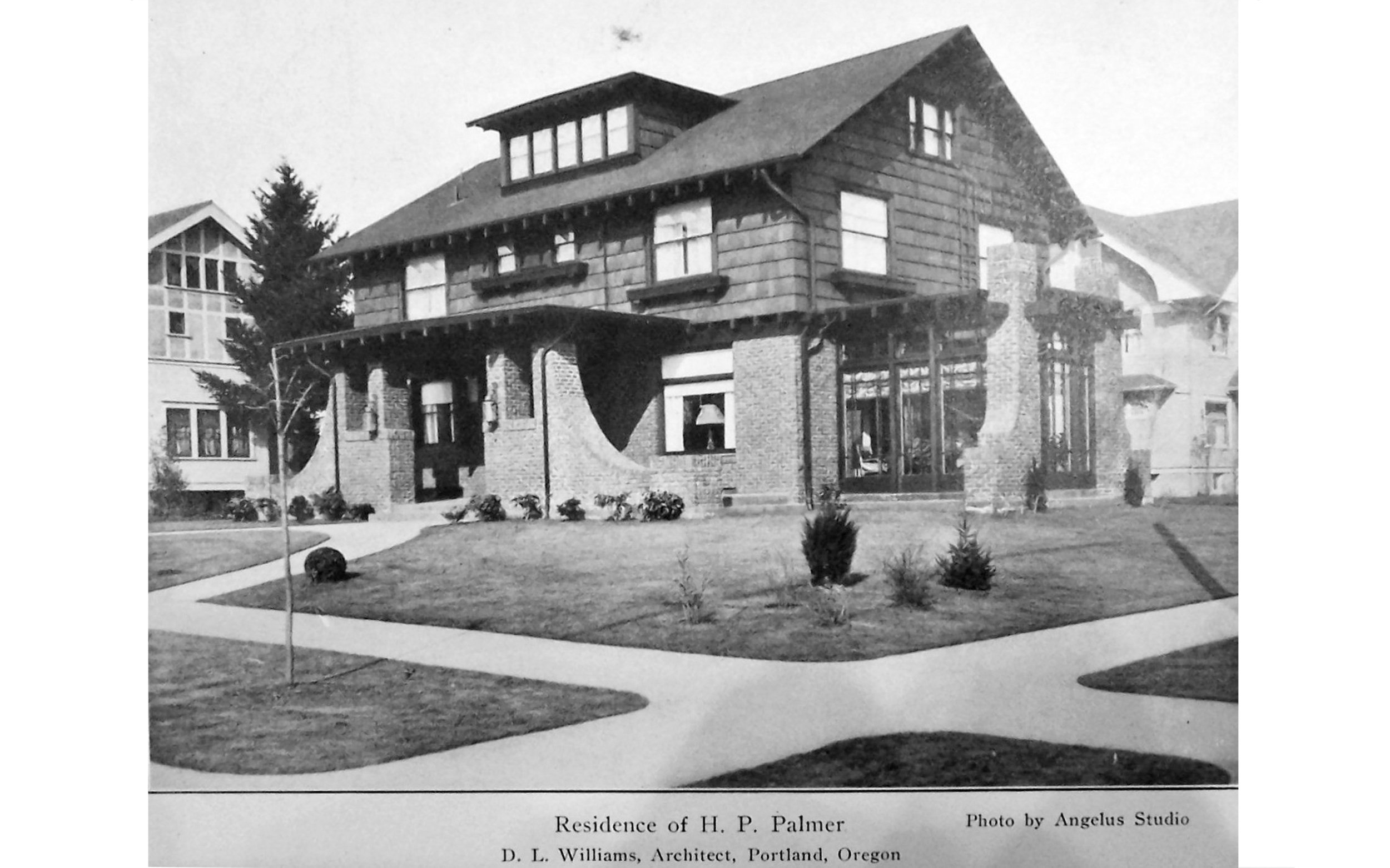 The second H. P. Palmer House, 1908 NE 24th Ave.&nbsp; Built 1912 by architect David Lockheed Williams.&nbsp; 