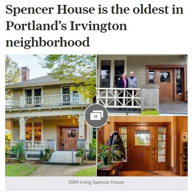 The Oregonian is featuring one of the homes on our #virtualhometour available now for your viewing https://bit.ly/3Edm6c9 see our bio for donation and tour signup information #historichomes #portlandhomes #historicoregon