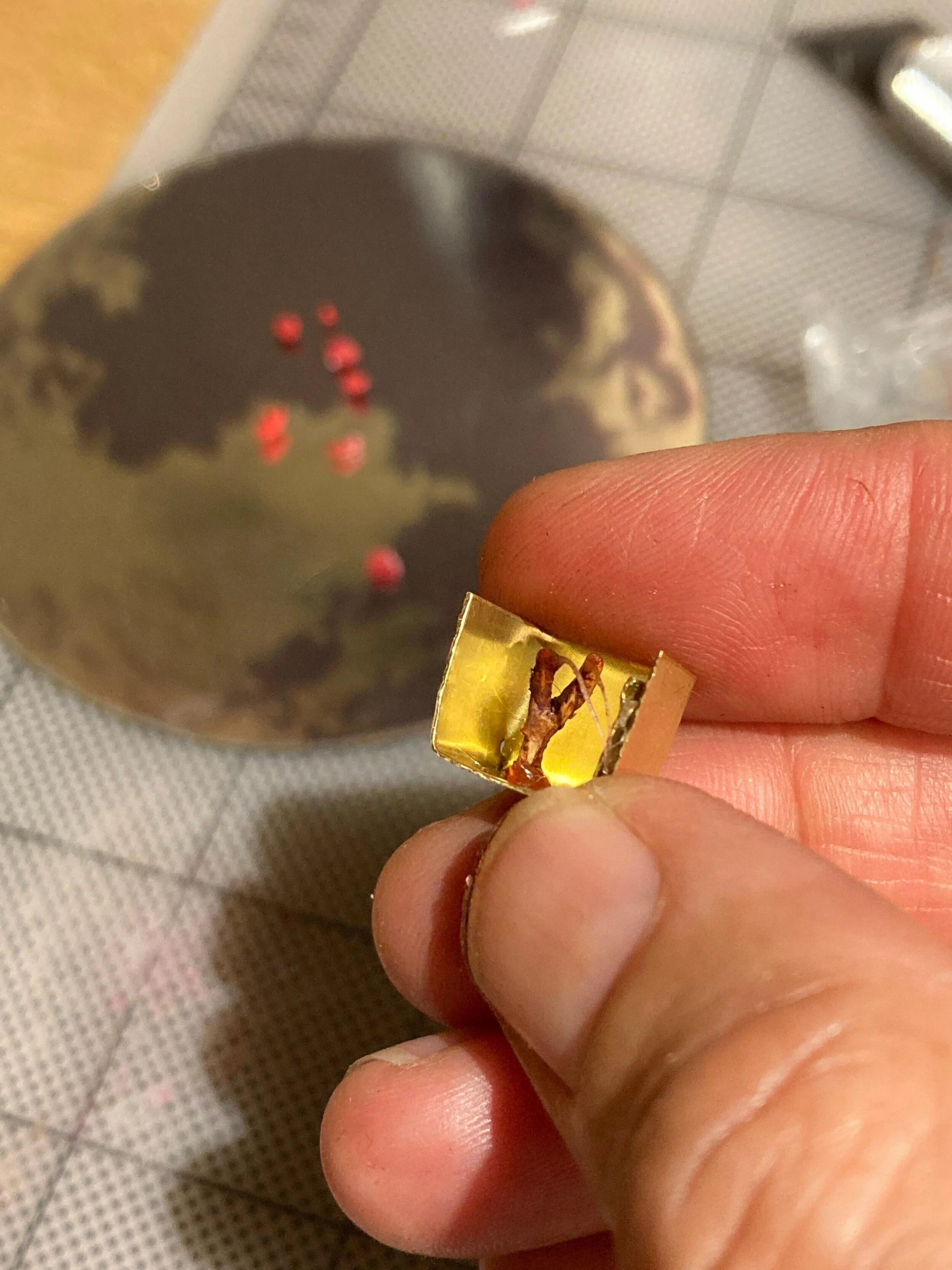 How to See the Moon in Color (1 cubic cm model)