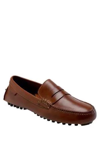 Cole Haan: Brown 'Air Grant' Driving Loafer $168 