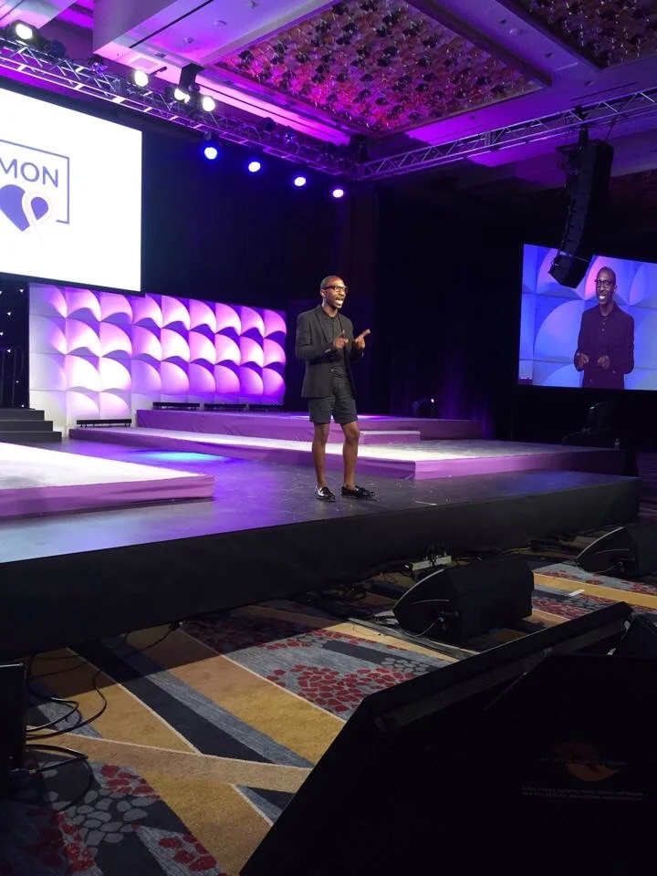 Here's another shot of me giving my "TED Talk".
