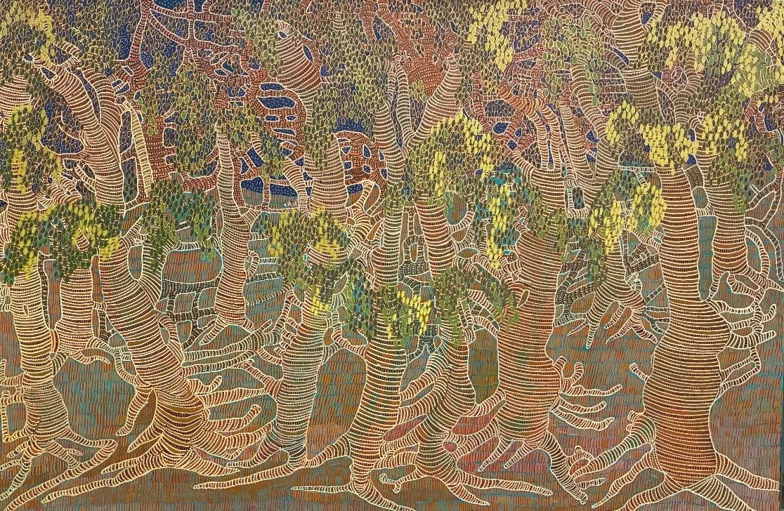 Where the Forest Breathes, 24x36, acrylic