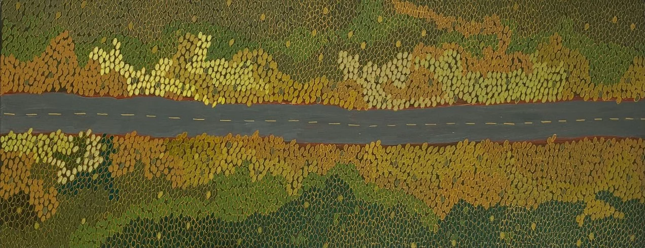 Road Trip, 12x30, acrylic