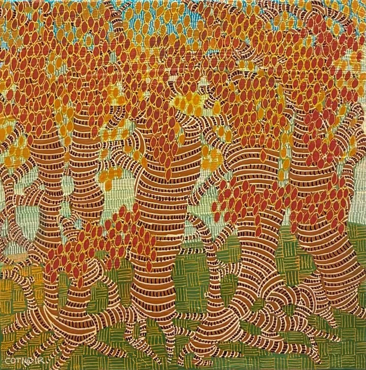 Shared Ground No. 2, 10x10, acrylic