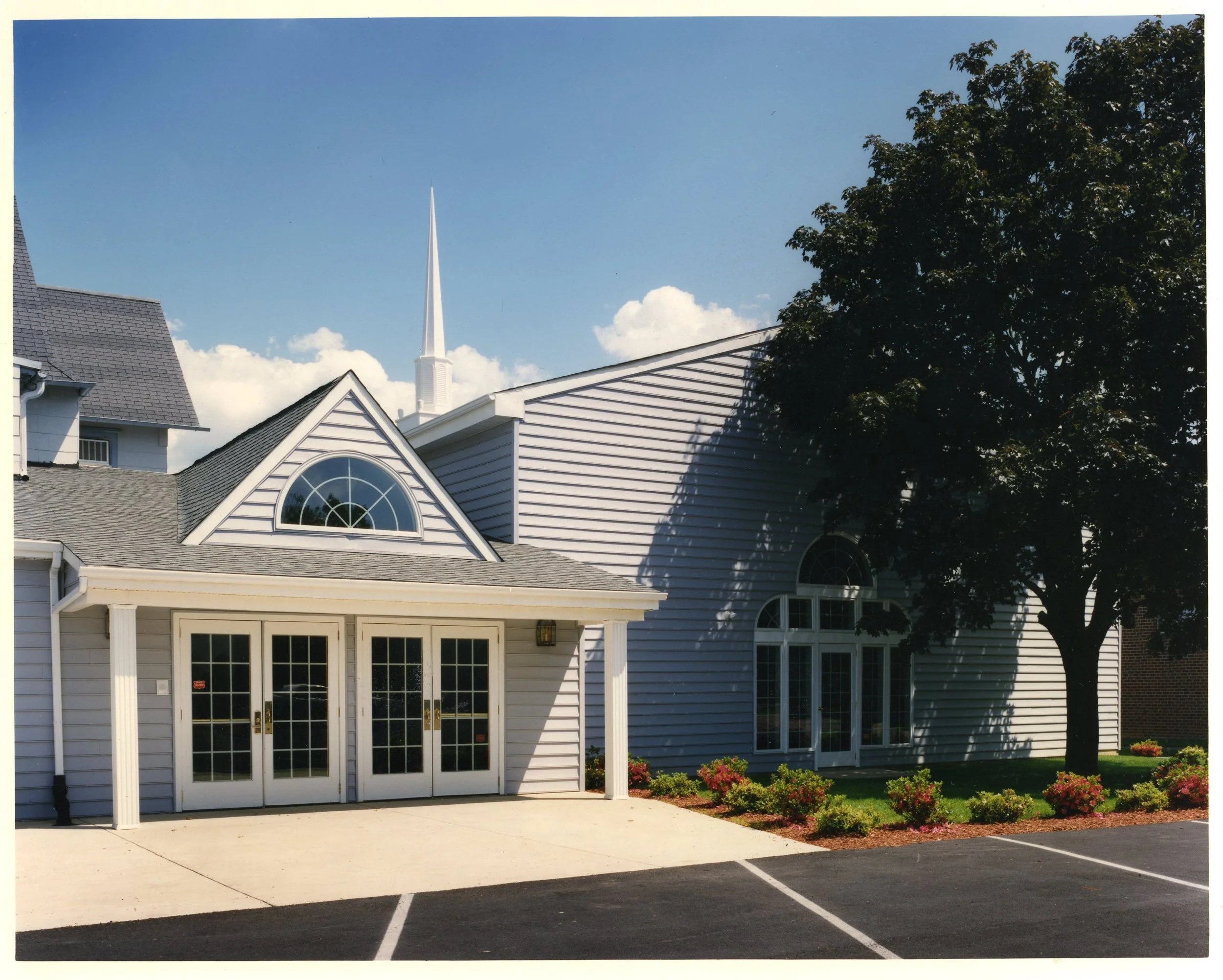 Bethel fellowship's first 'home' - a converted funeral home with a small addition