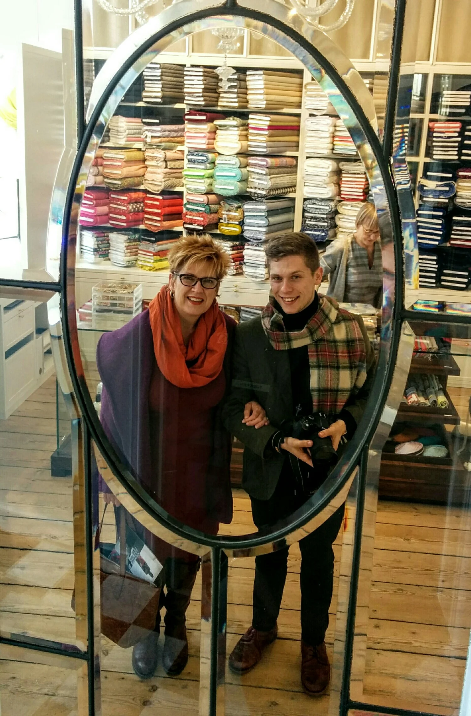 Shopping with @sewingdude