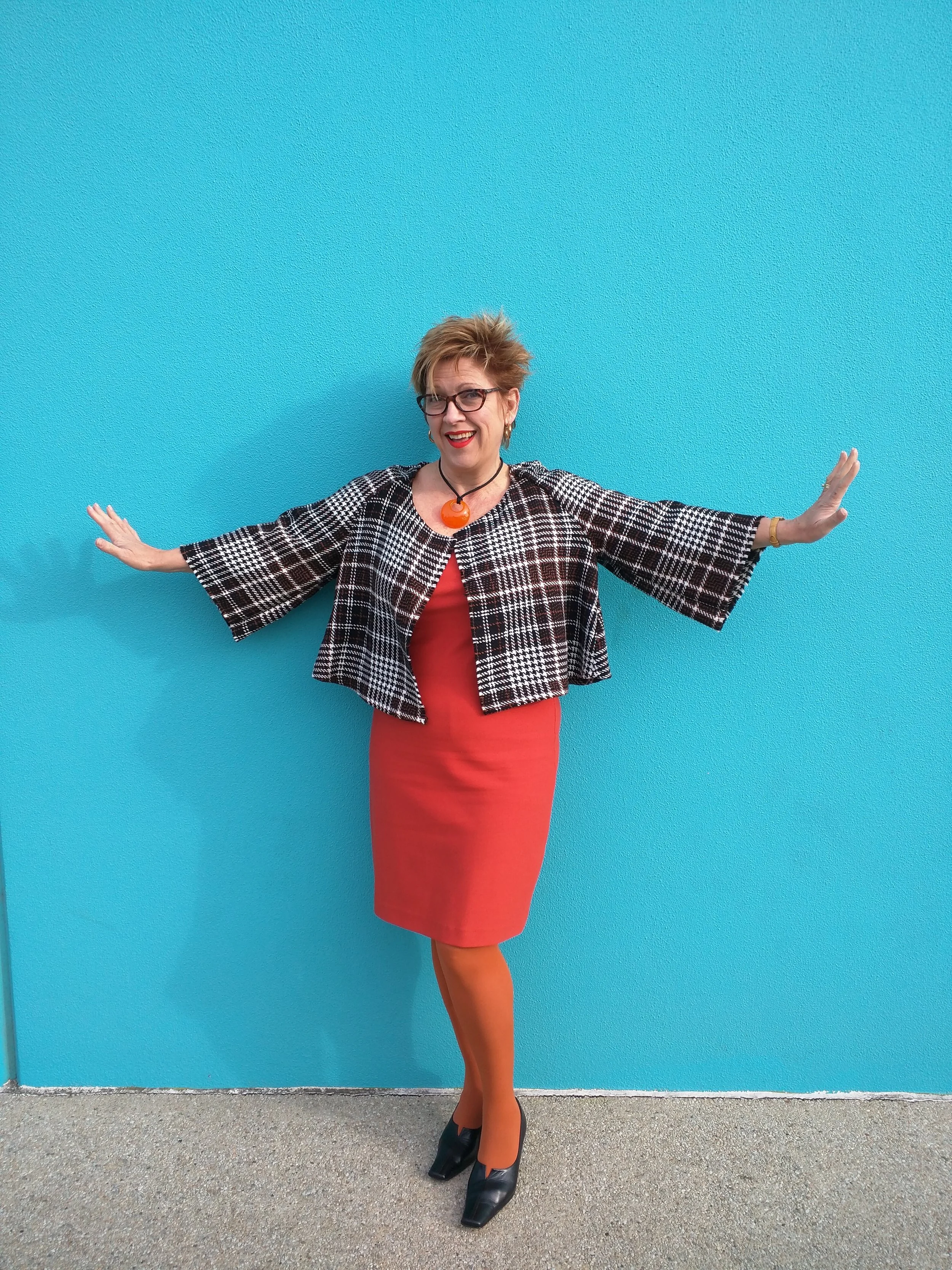A classic check... now a Jacket that feels funky!