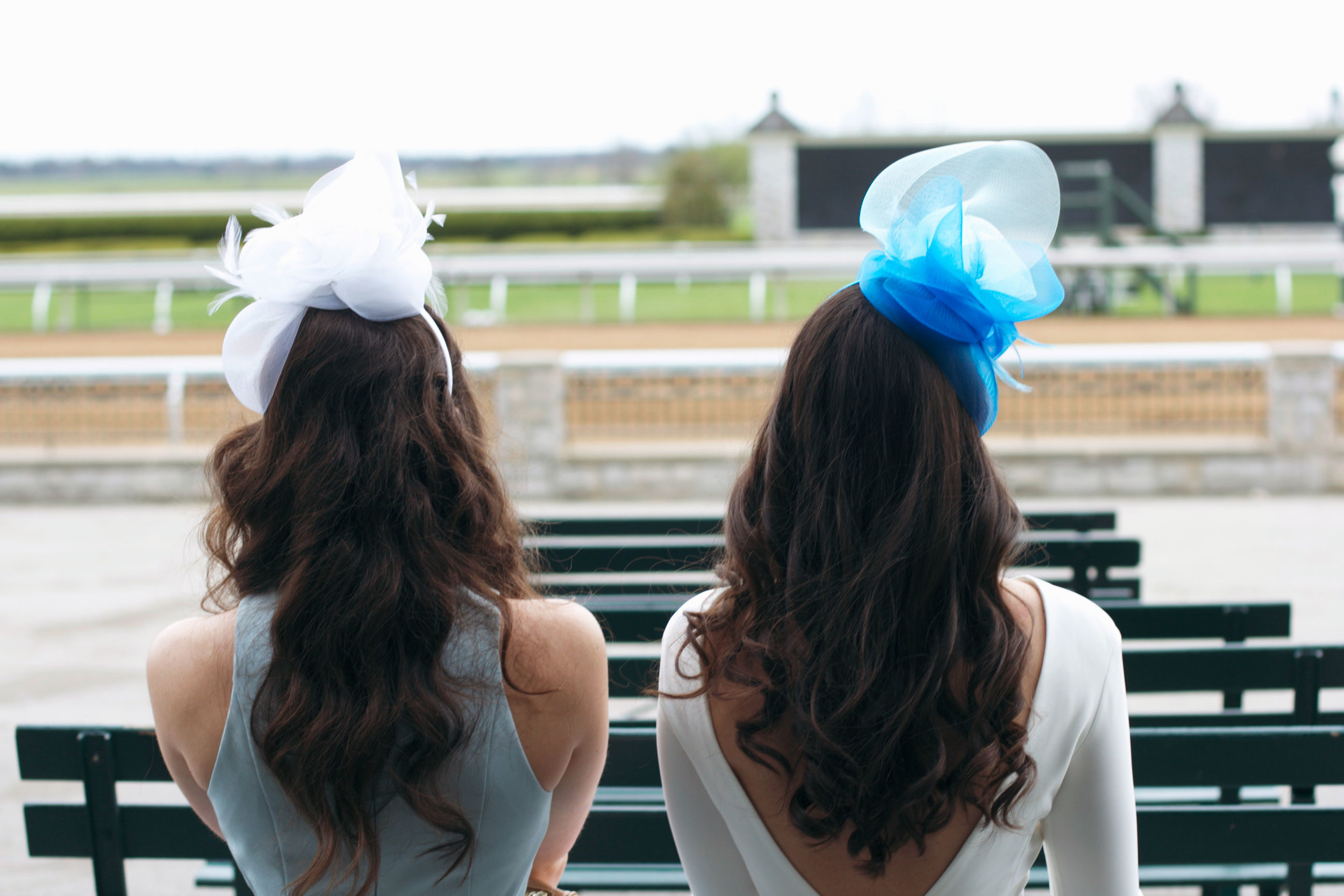 Kentucky Derby Fashion, The Hat Girls, Fascinators, Kentucky Derby Hats, AQ AQ, C/MEO The Label, J.Crew Statement Necklace, Rebecca Minkoff Handbags, Keeneland Fashion, Kentucky Fashion Blogger