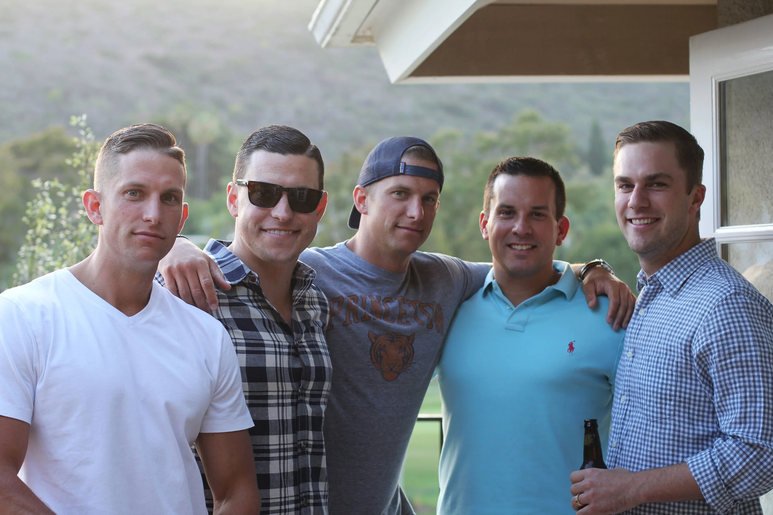 Dinner and drinks at Skyler's Aunt and Uncle's house!