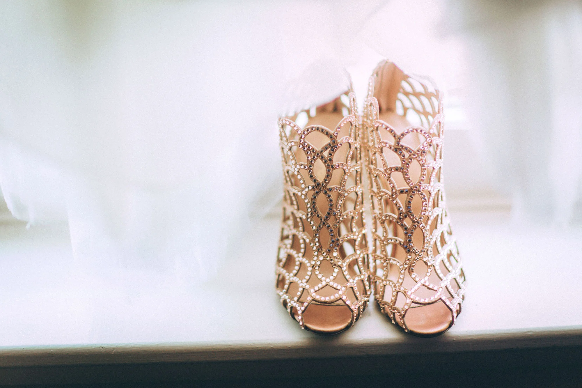 Sergio Rossi Mermaid Swarovski Crystal Booties, Black Tie Wedding, Nashville Wedding, Southern Wedding, Glam Wedding
