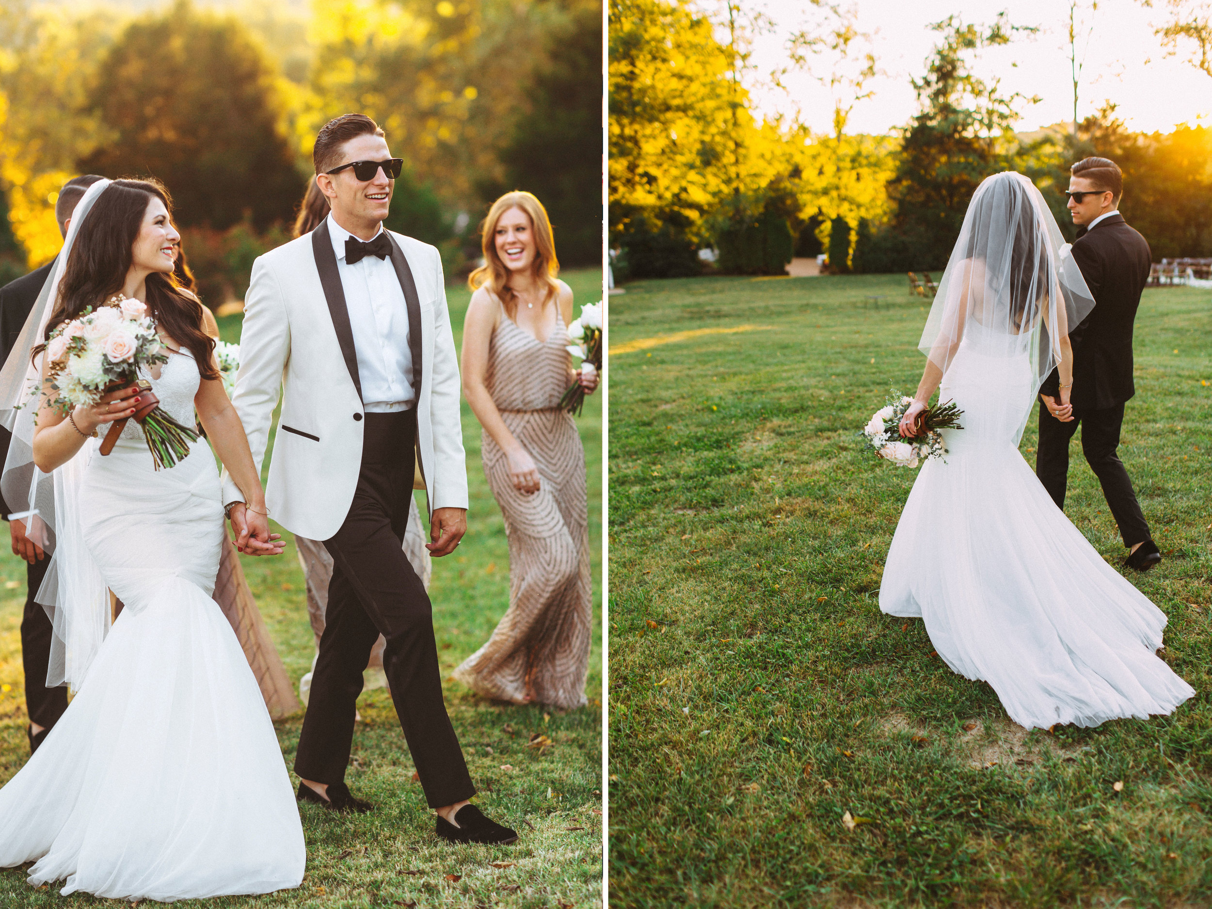 Me & Mr. Jones Wedding, Black Tie Wedding, Groom Wearing White ASOS Tuxedo, Watters Carina Corset, Watters Amina Skirt, Nashville Wedding