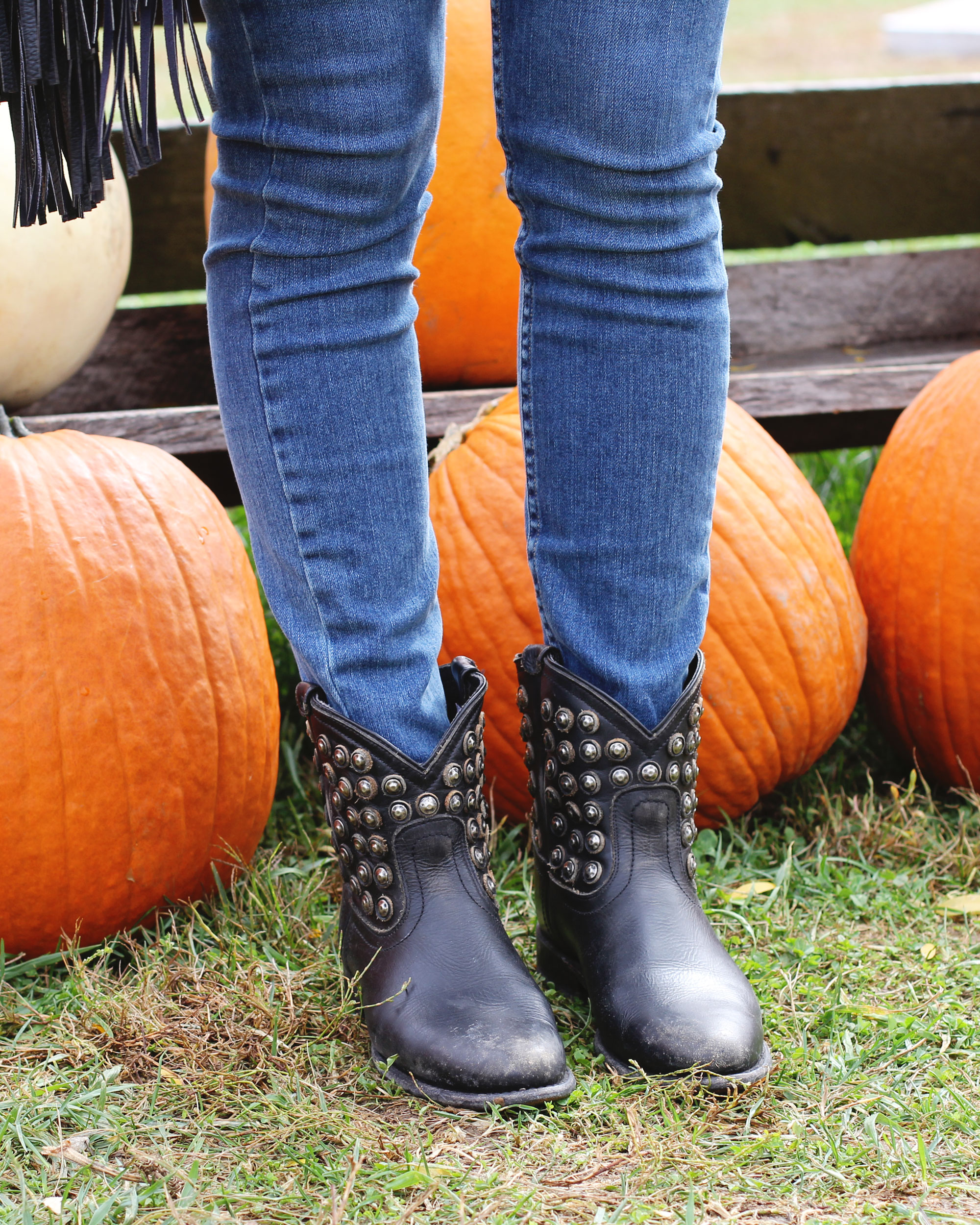 Fall Fashion Layering, Bar III Faux Fur Moto Vest, Altard State Cowl Neck Top, Paige Verdugo Ankle Jean, Sole Society Fringe Crossbody Bag, FRYE Studded Boots