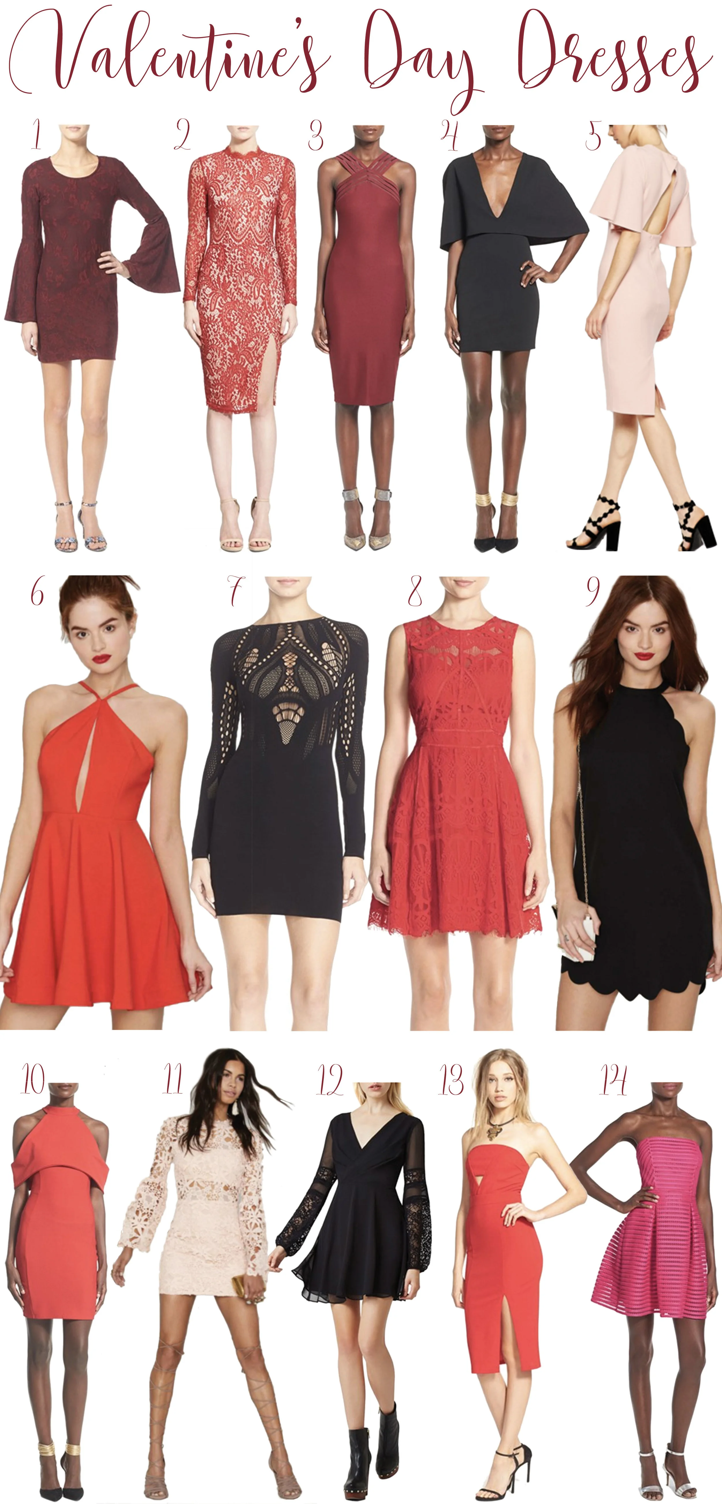 VALENTINE'S DAY DRESSES