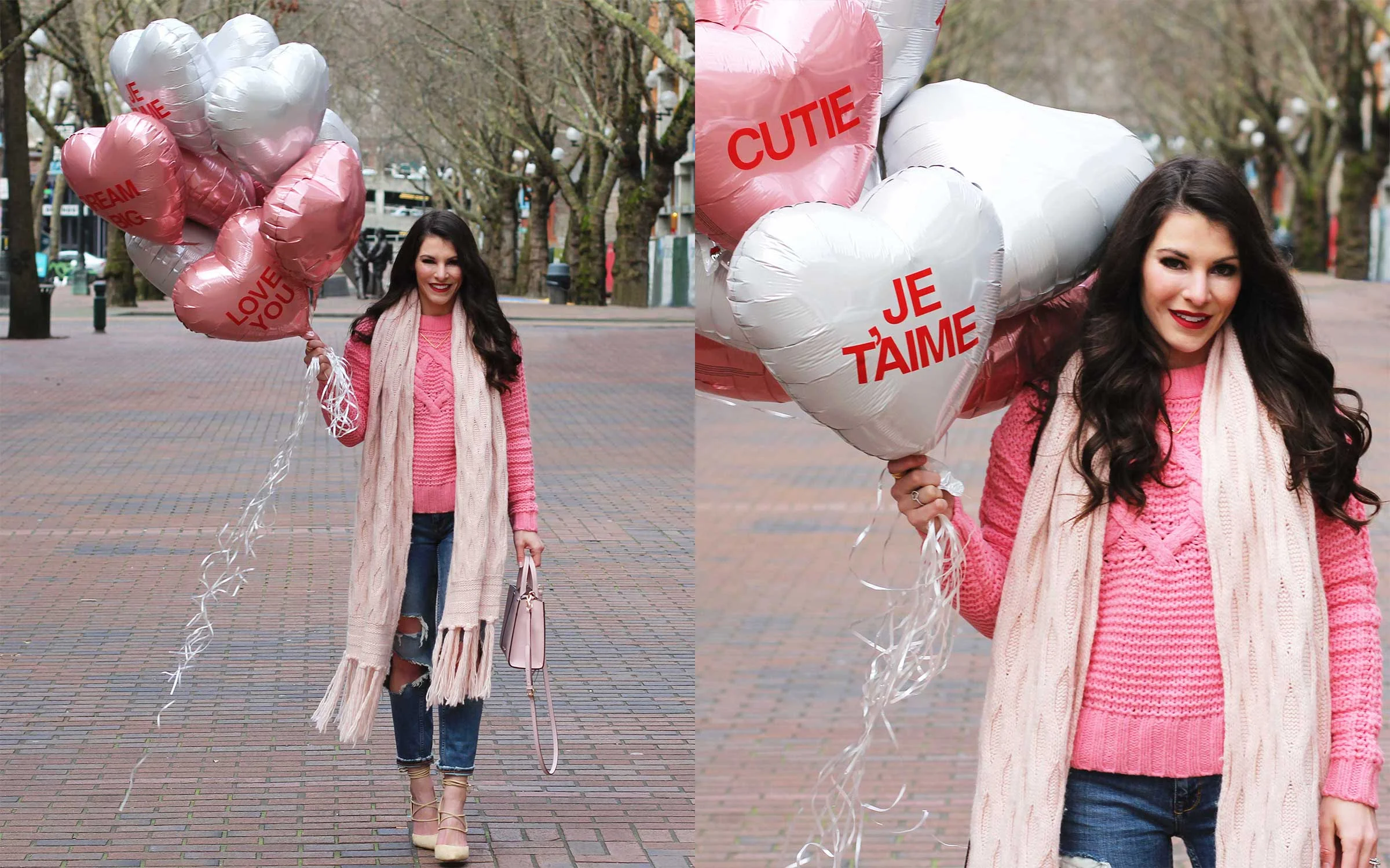 A CASUAL VALENTINE'S DAY & DIY CONVERSATION HEART BALLOONS