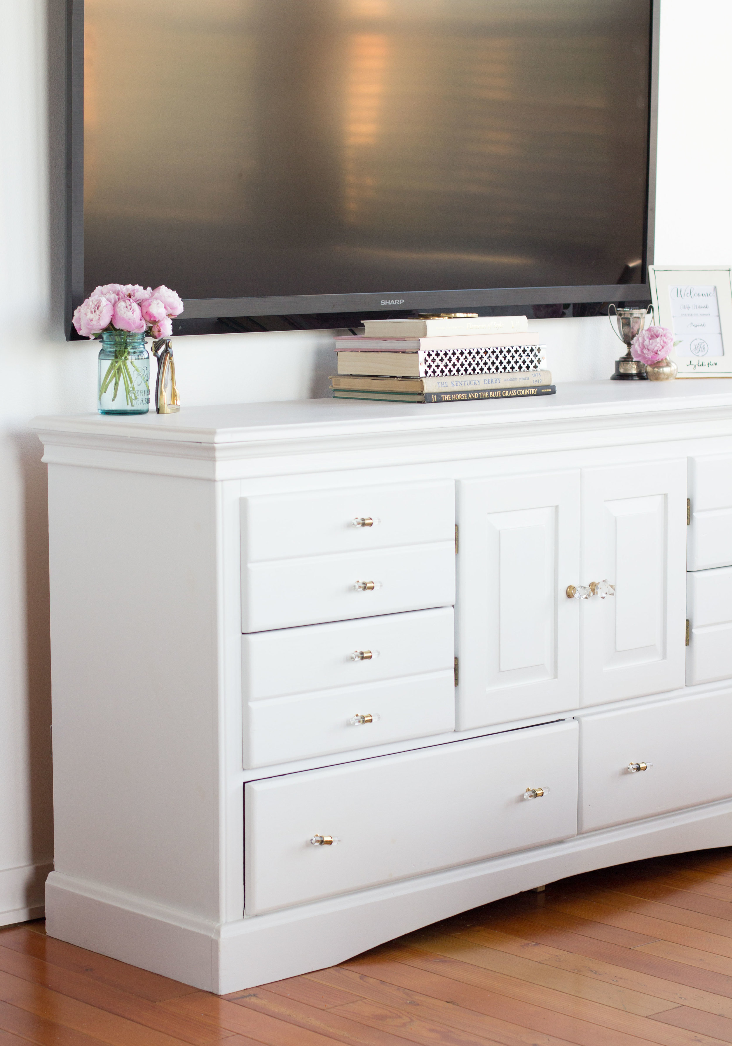Clear the clutter: how to hide TV wires and cords [guest post from Young  House Love]
