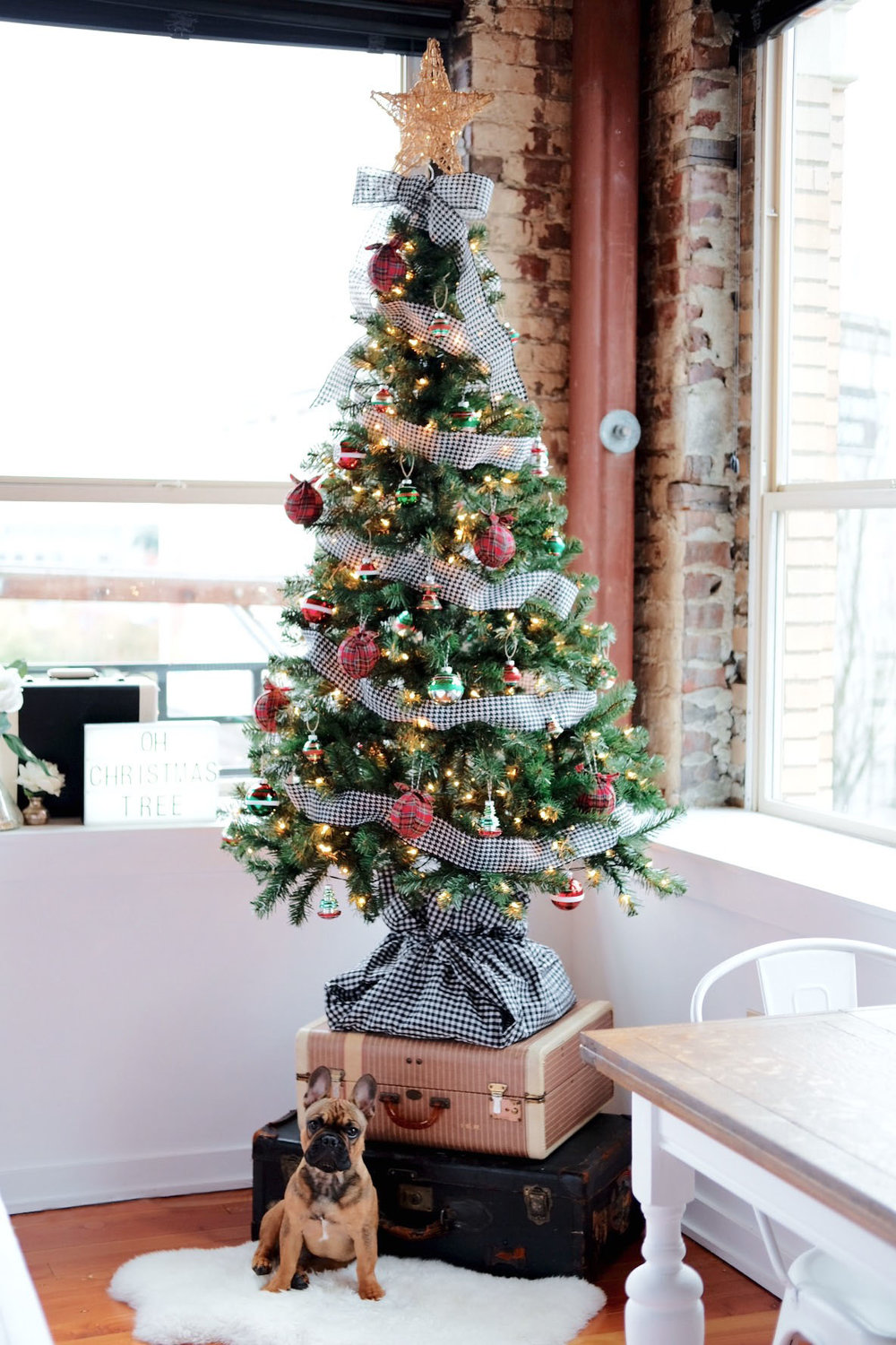 How To Wrap Christmas Tree MAD FOR PLAID CHRISTMAS TREE & GIFT WRAP — Me and Mr. Jones