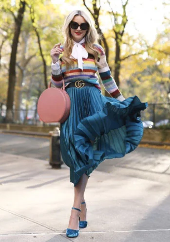 4 Uber Chic Ways To Wear A Metallic Midi Skirt Me And Mr Jones