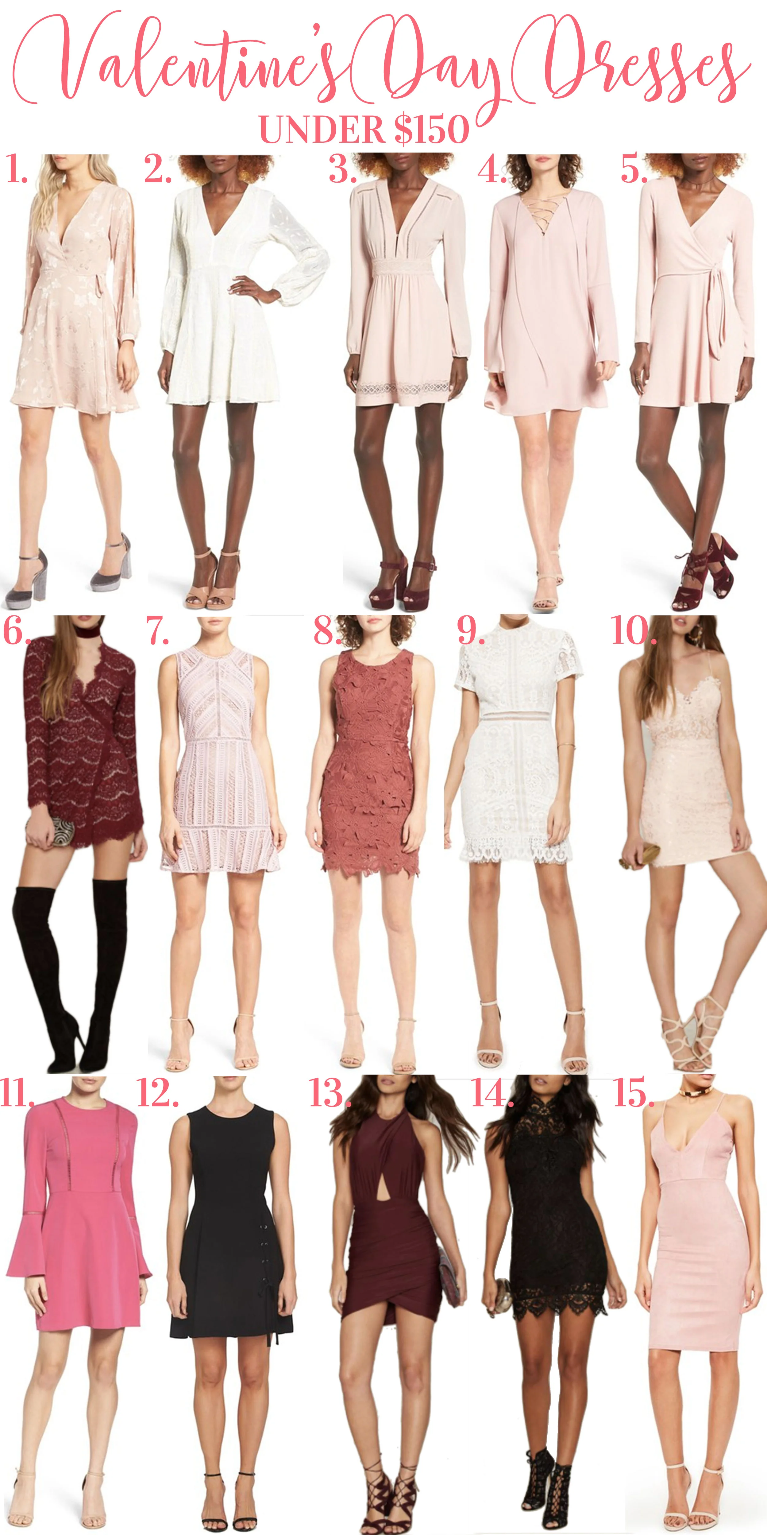 15 VALENTINE'S DAY DRESSES UNDER $150