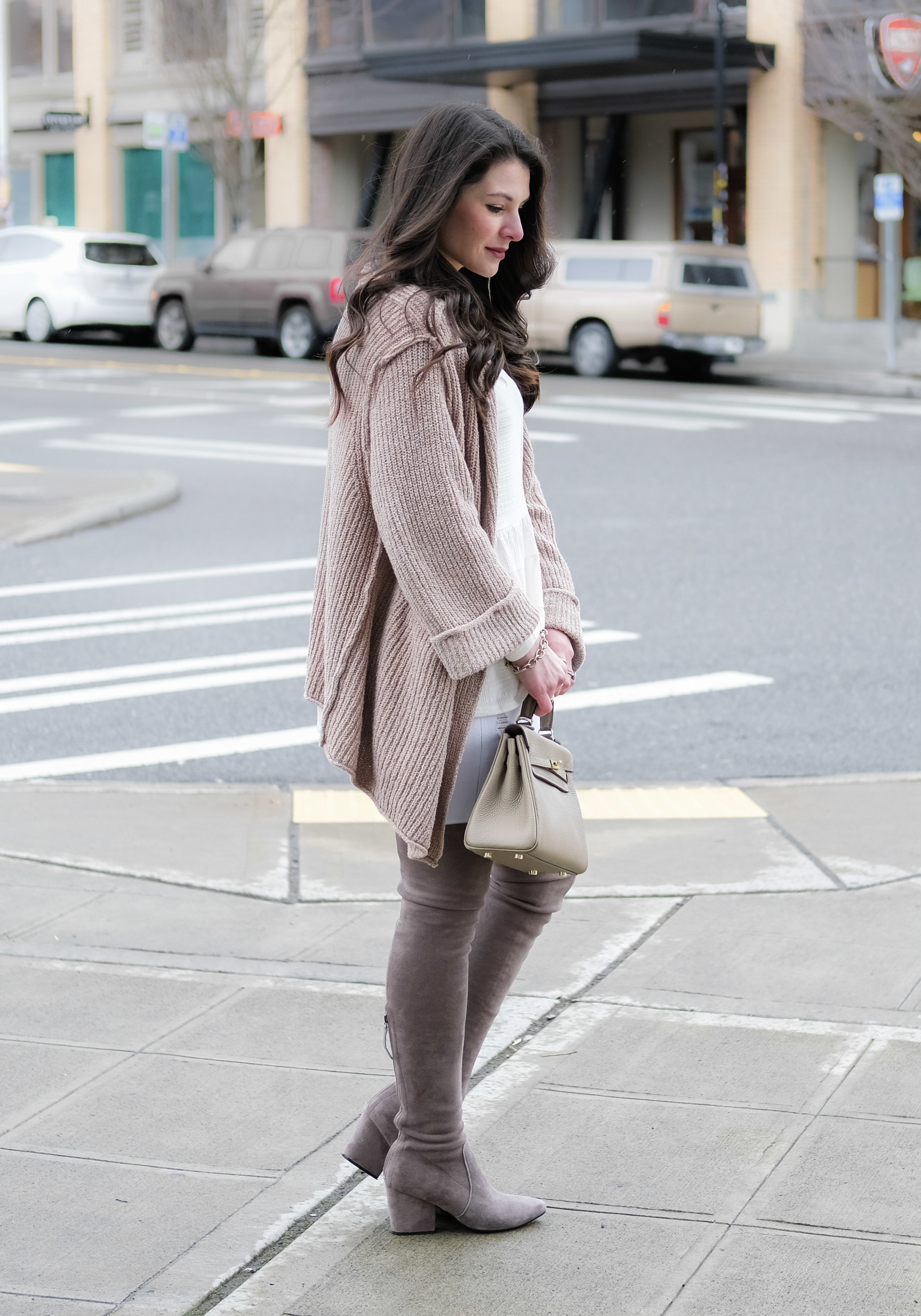 WEAR OVER THE KNEE BOOTS IN THE SPRING 