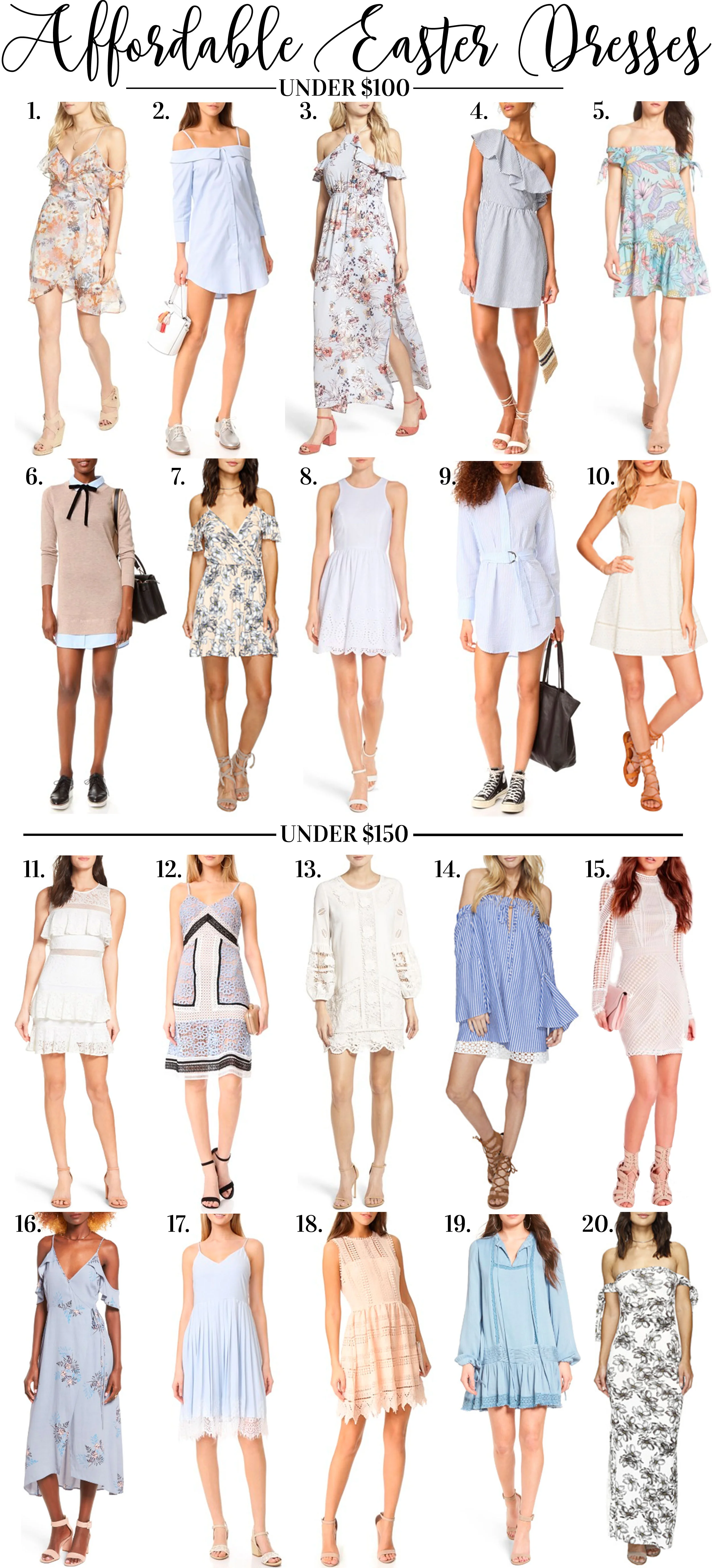 AFFORDABLE EASTER DRESSES UNDER $150 — Me and Mr. Jones