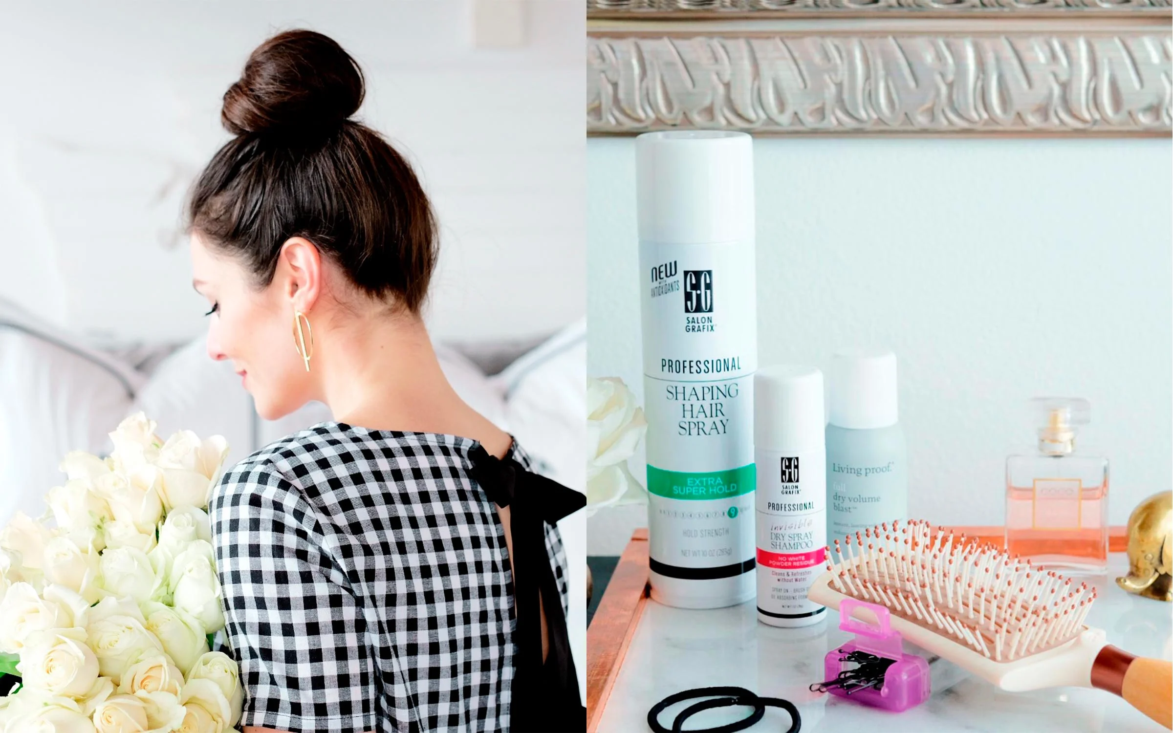 EASY 2 MINUTE TOPKNOT TUTORIAL