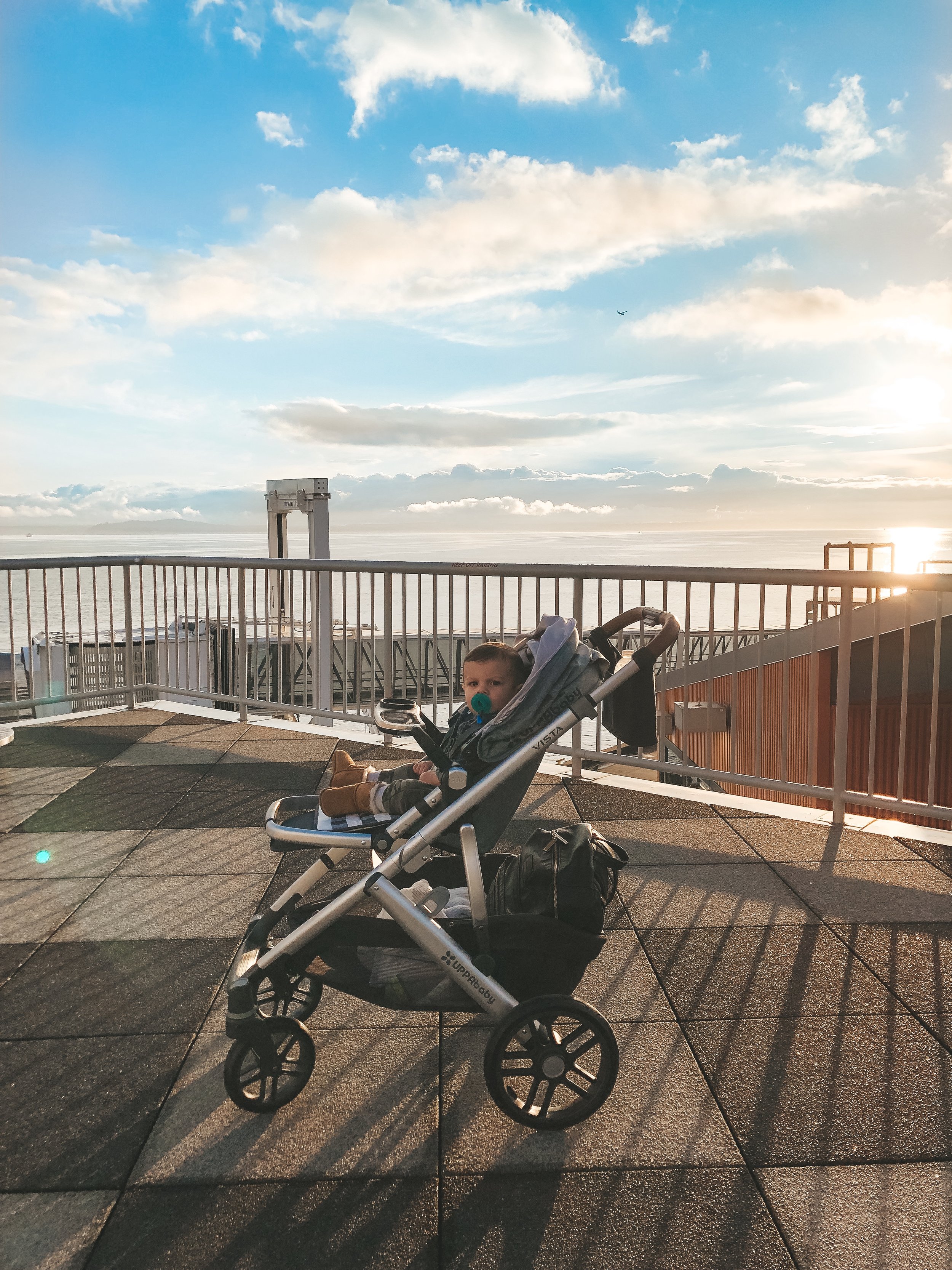 uppababy vista airplane