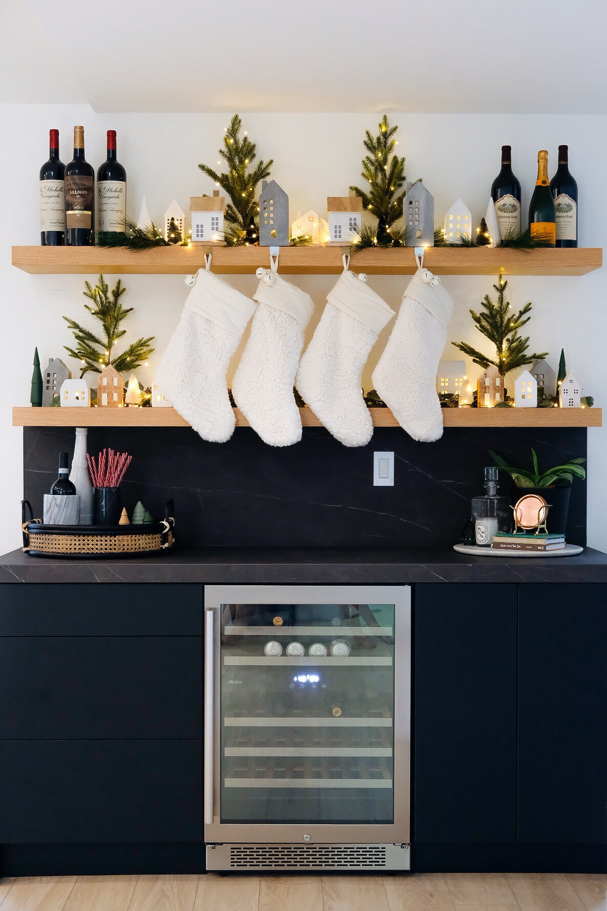CHRISTMAS DECOR 2020 // OUR BUILT IN BAR WITH BUILD.COM — Me and ...