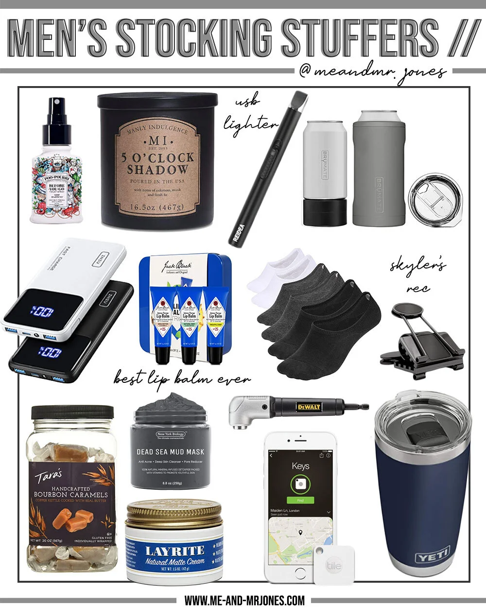 CHRISTMAS 2020 // MEN'S STOCKING STUFFERS FROM AMAZON — Me and Mr. Jones