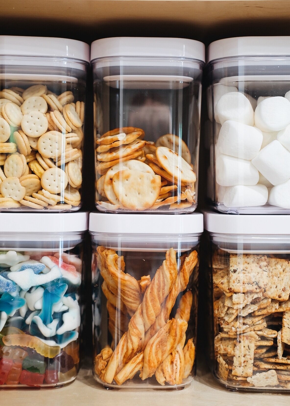 Snack Containers for Pantry Organization and Storage with