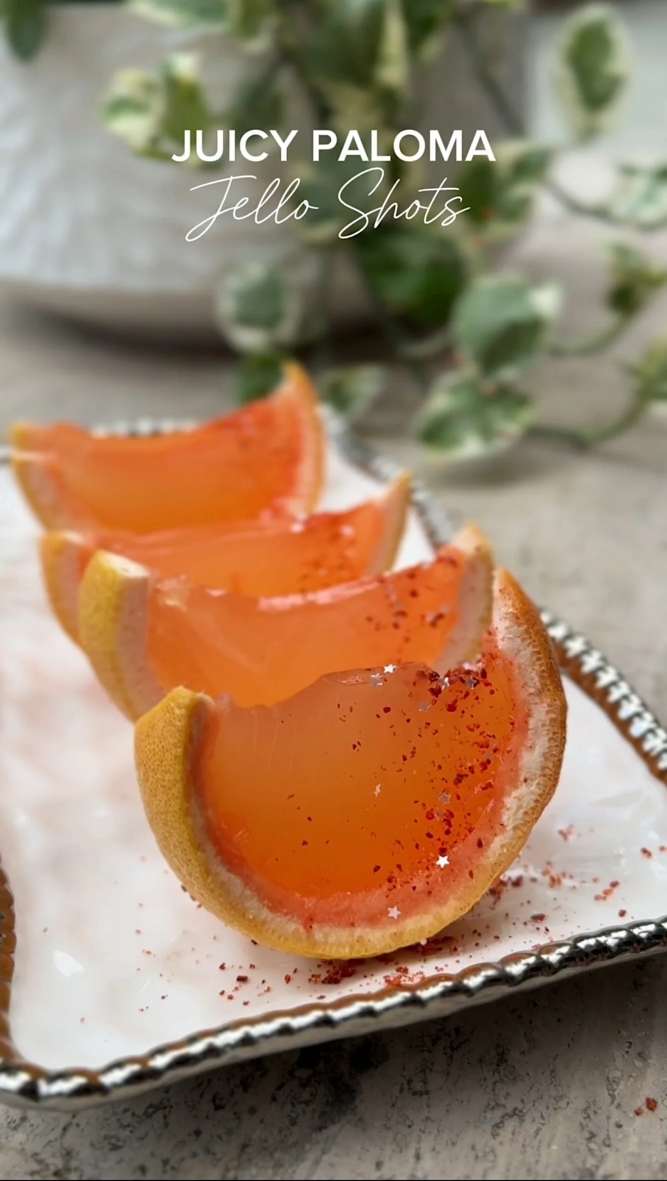 JUICY PALOMA JELLY SHOTS // — Me and Mr. Jones